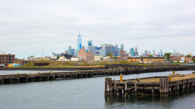 Manger à Red Hook, Brooklyn